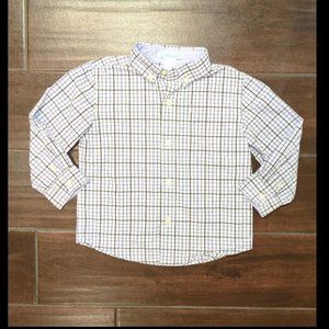 2T Janie and Jack Plaid Poplin Buttonup shirt